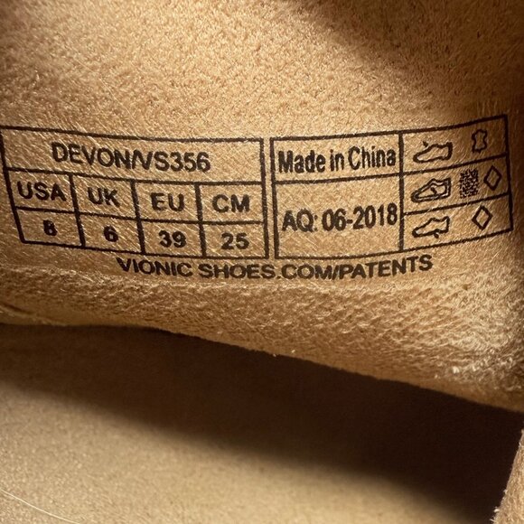 Vionic Womens Devon Ankle Boots Sz 8 Gray Suede Clean Girl Quiet Luxury Classic - Picture 9 of 10